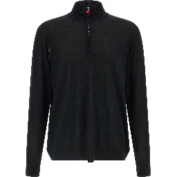 Black Wool Cardigan