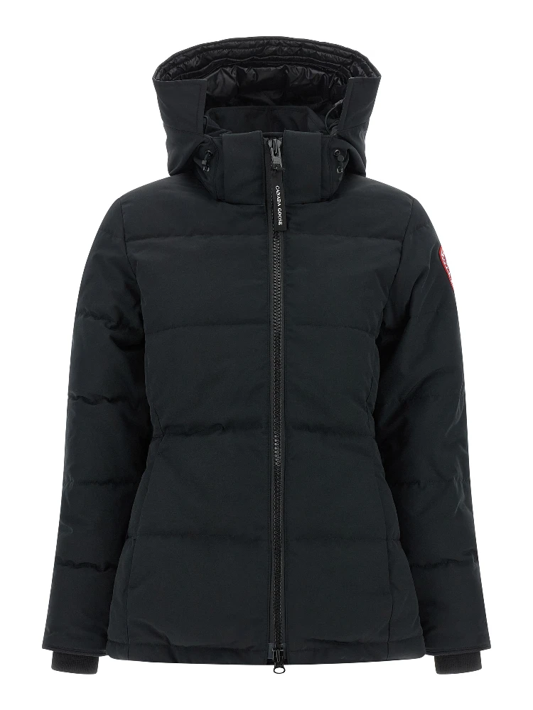 Black Polyester Parka