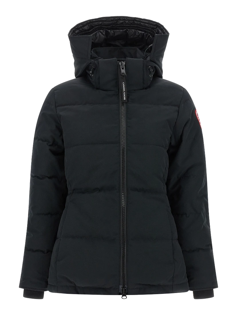 Black Polyester Parka