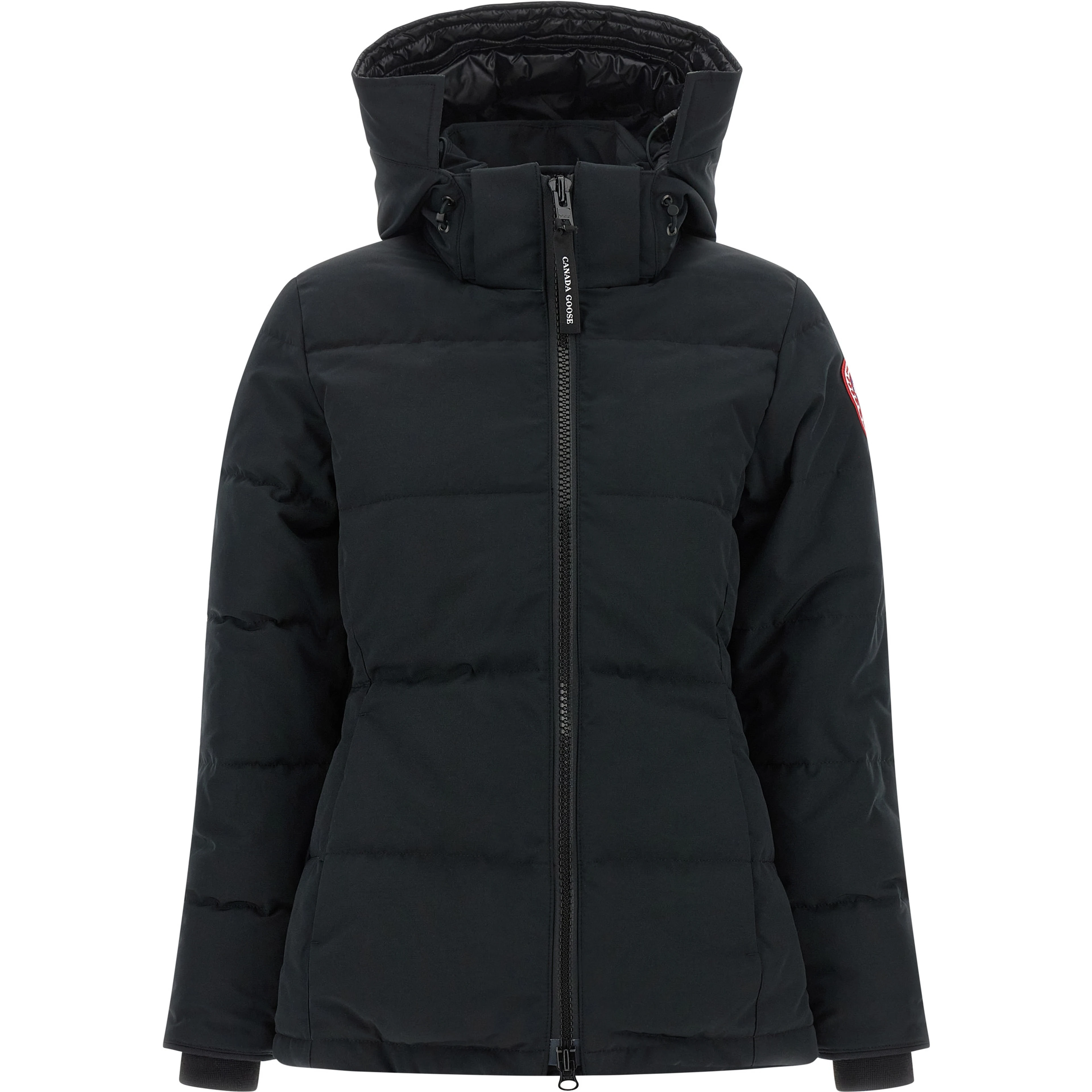 Black Polyester Parka