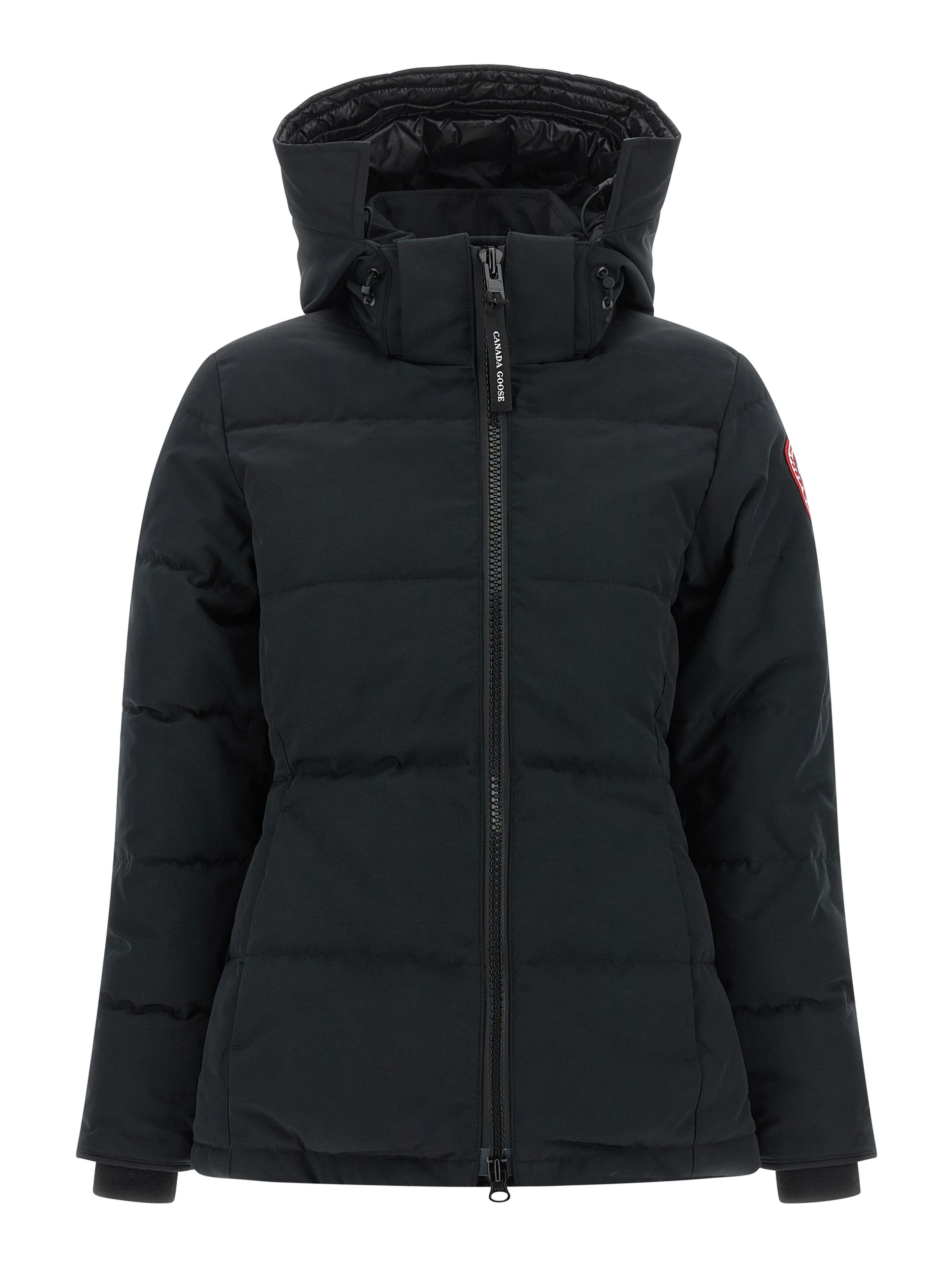 Black Polyester Parka