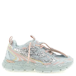 Blue Polyethylene Athletic Sneakers