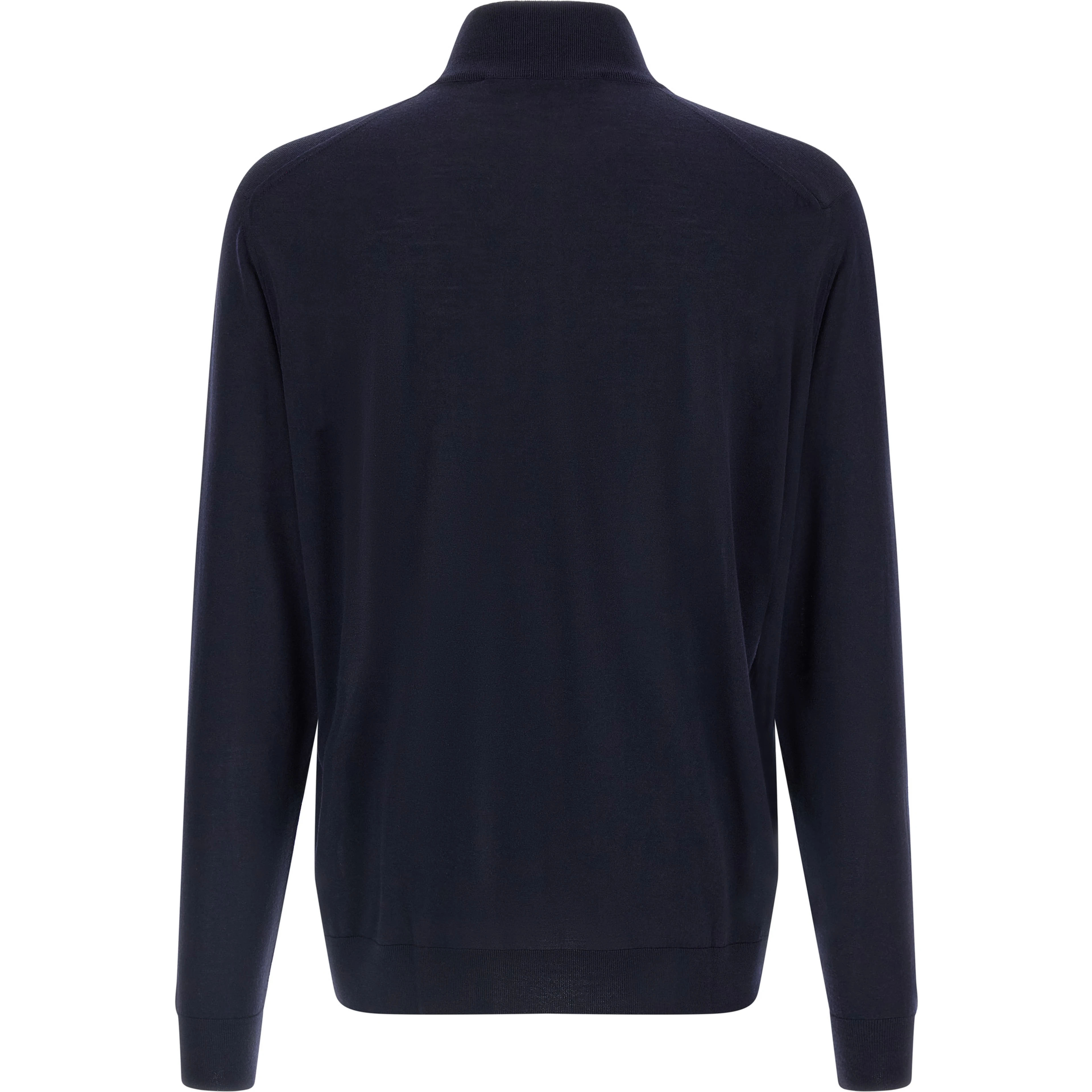 Blue Wool Cardigan