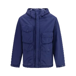Blue Polyamide Shell Jacket