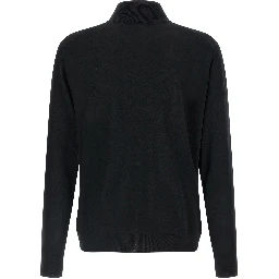 Black Wool Cardigan
