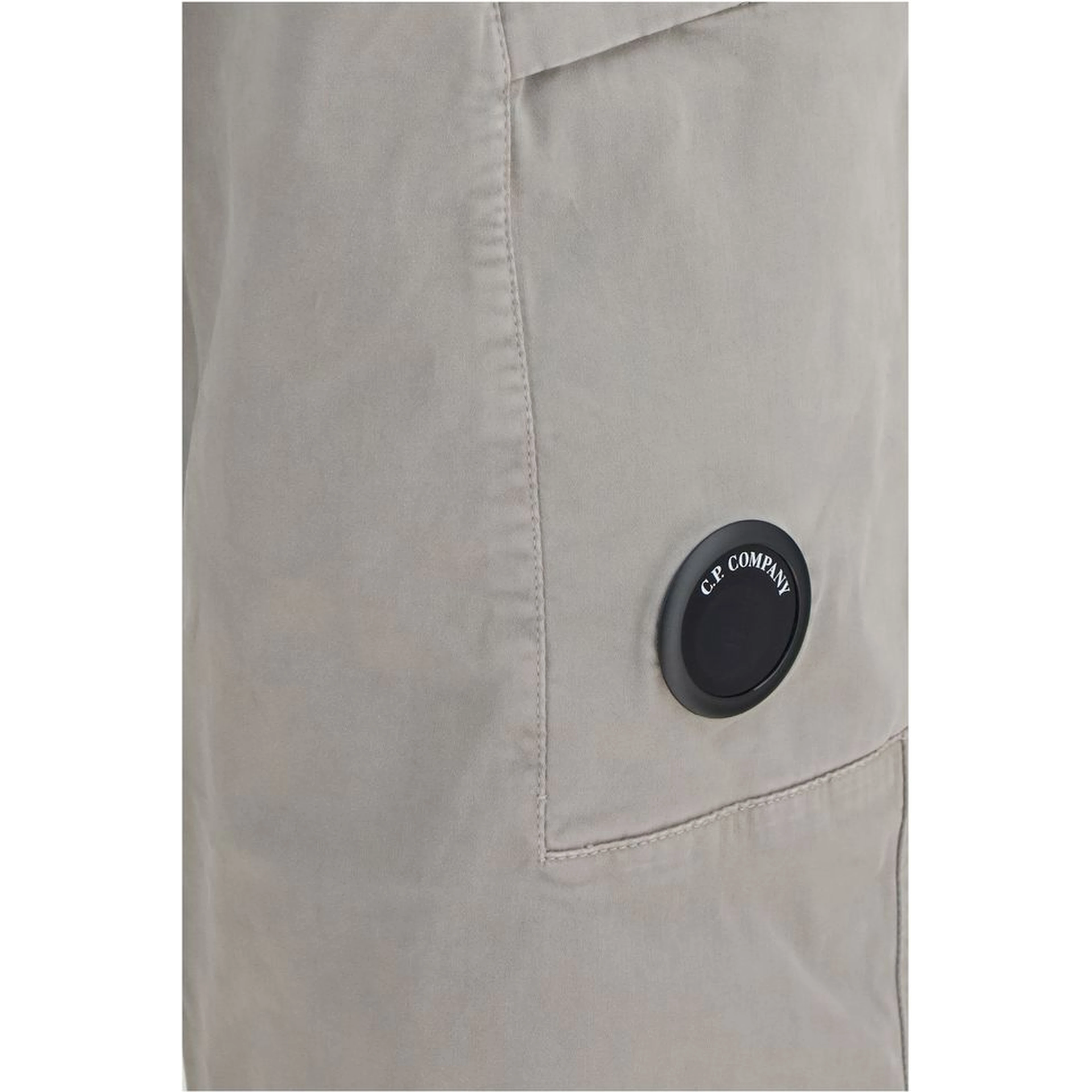 Gray Cotton Cargo Pants