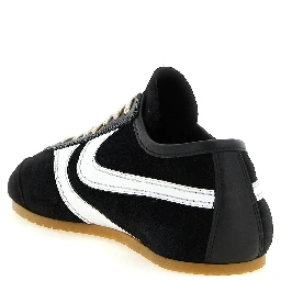 Bicolor Calfskin Athletic Sneakers