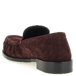 Bordeaux Calfskin Slip-On Loafers