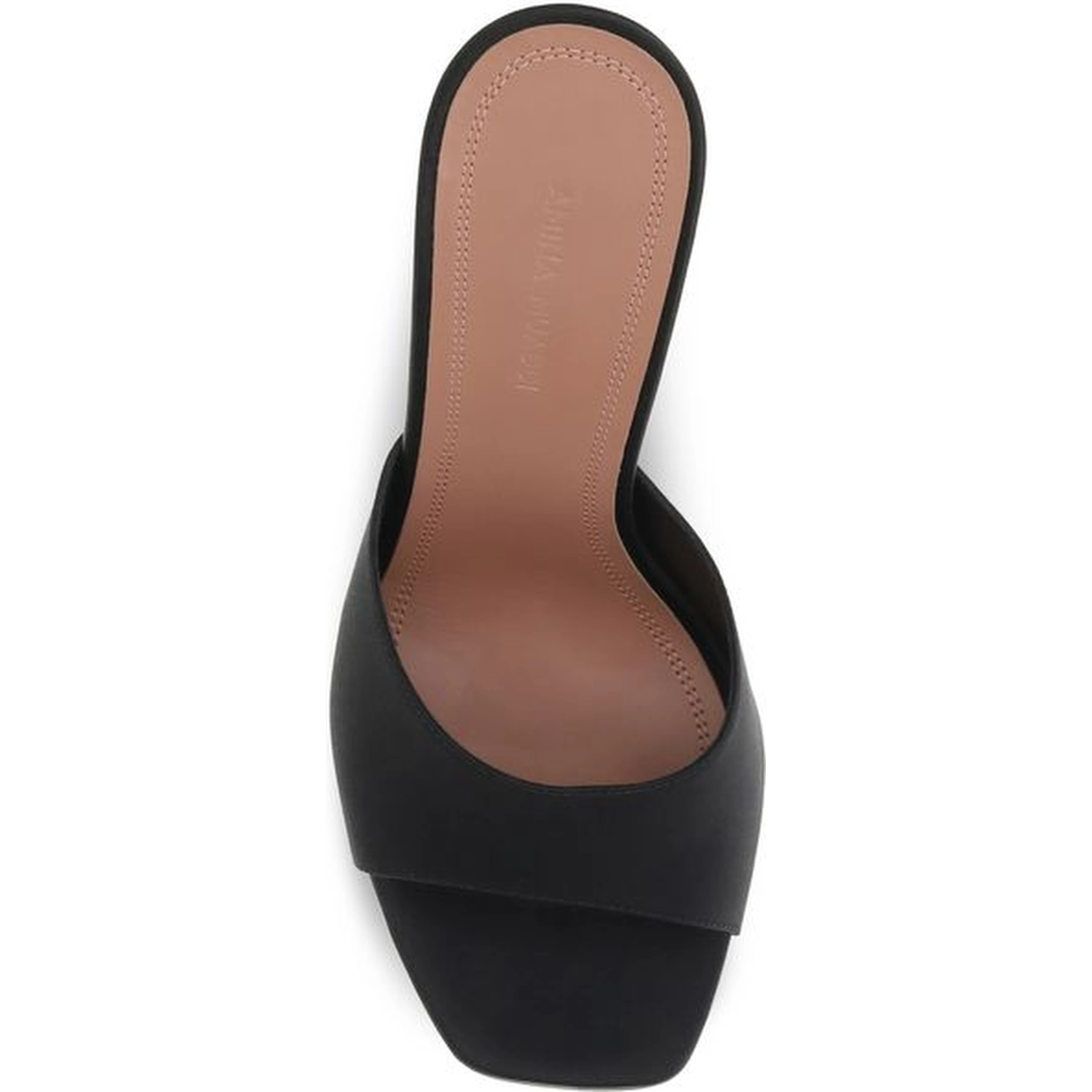 Black Calf Leather Bos Taurus Platform Sandals