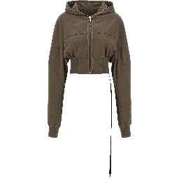 Gray Cotton Hoodie