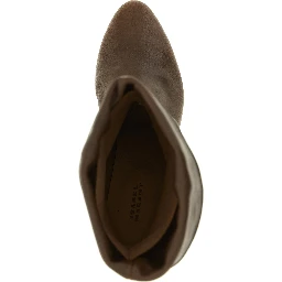 Brown Cowhide Ankle Boots