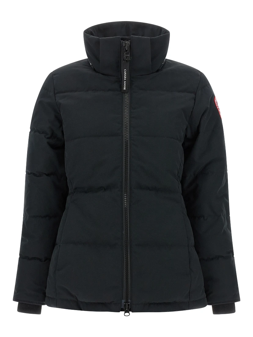 Black Polyester Parka
