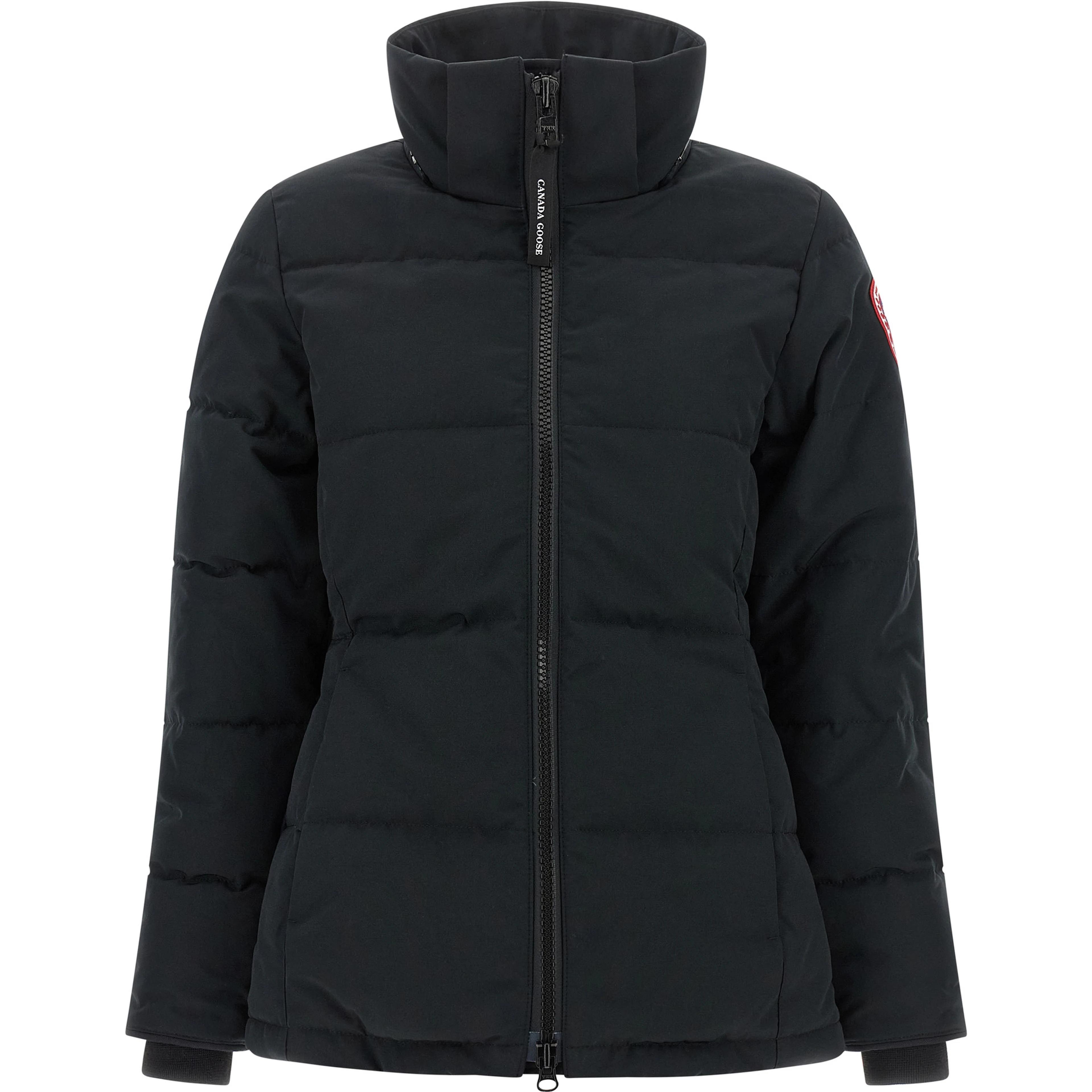 Black Polyester Parka