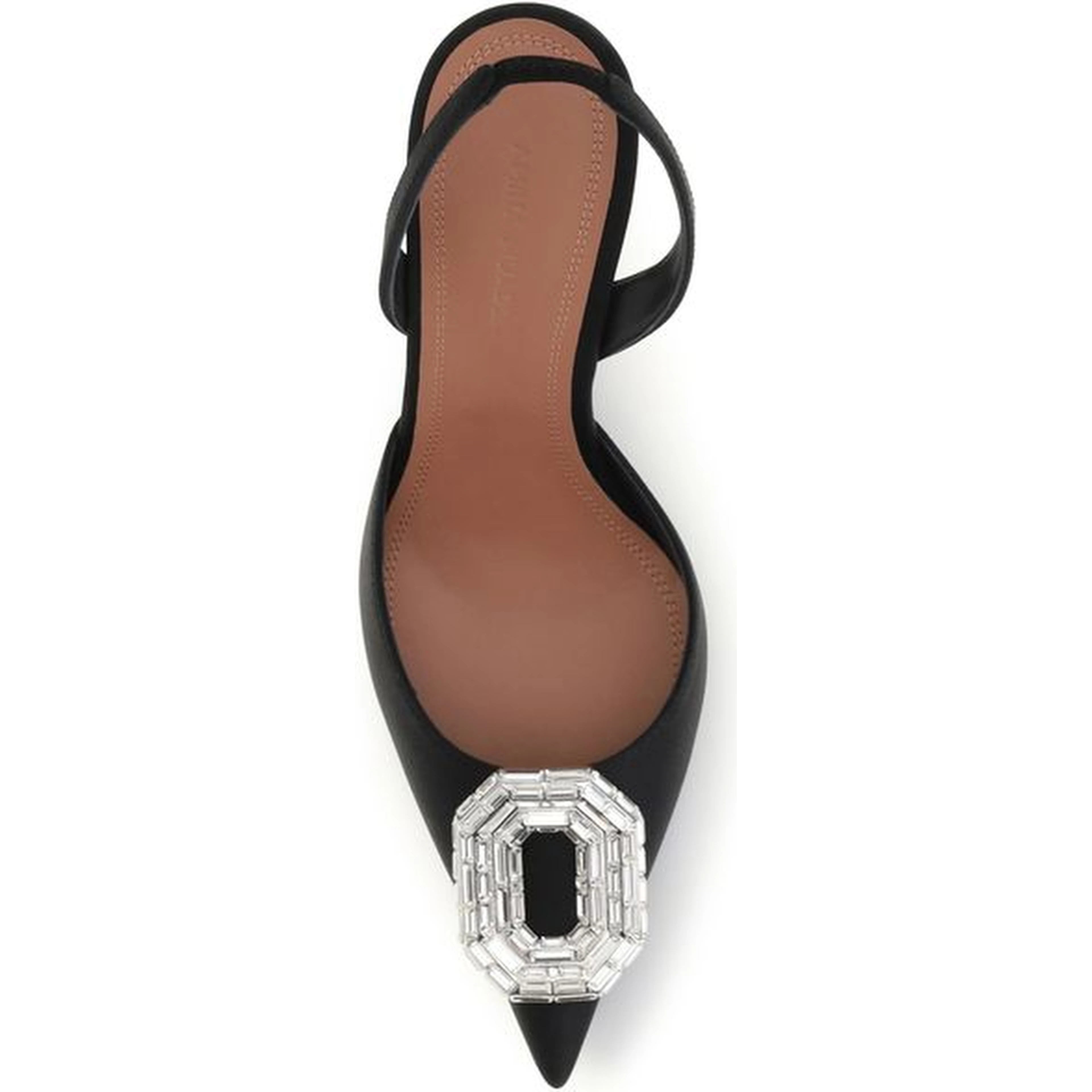Black Satin High Heel Pumps