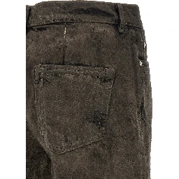 Gray Cotton Bermuda Shorts