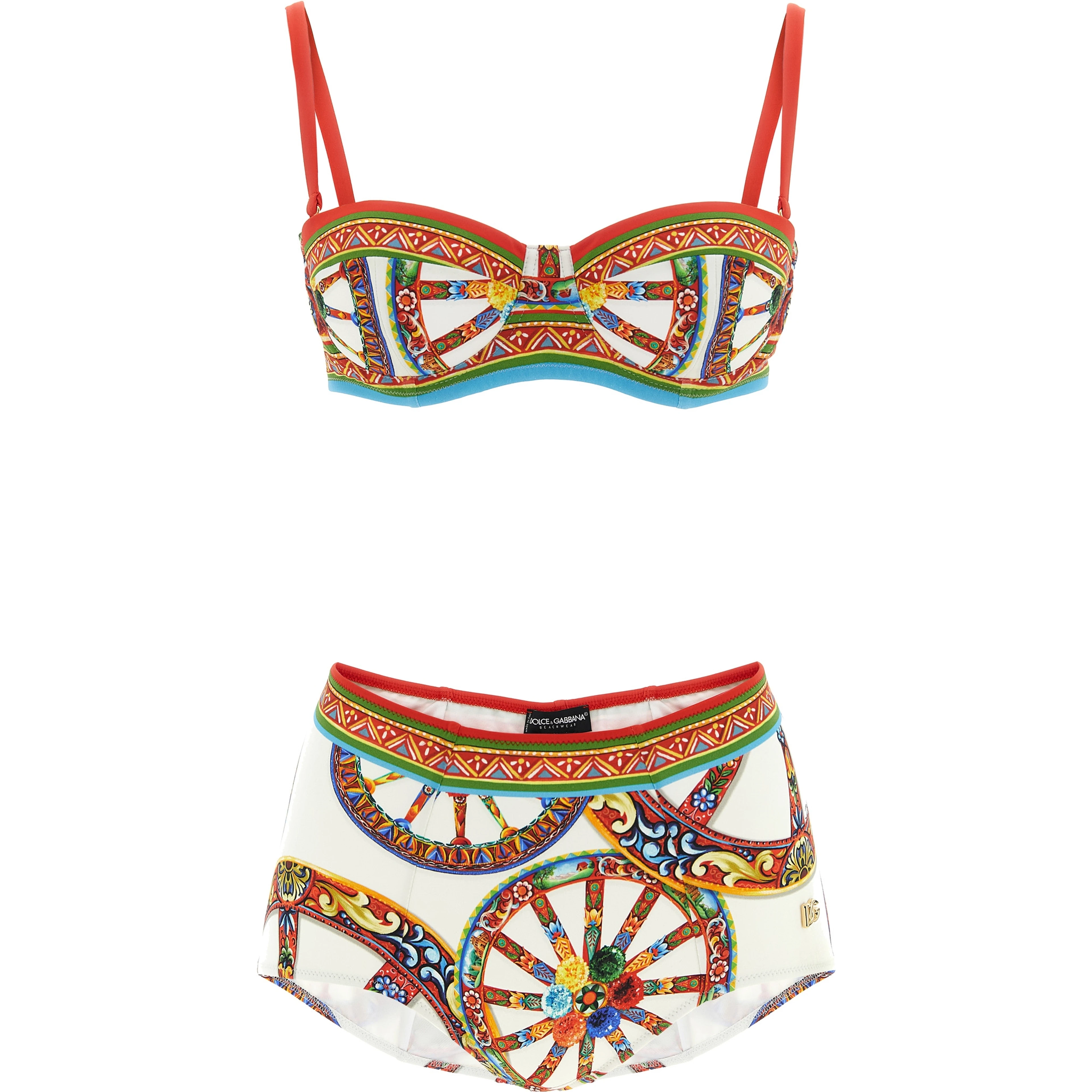 Multicolor Polyamide Bikini