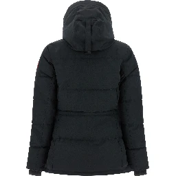 Black Polyester Parka