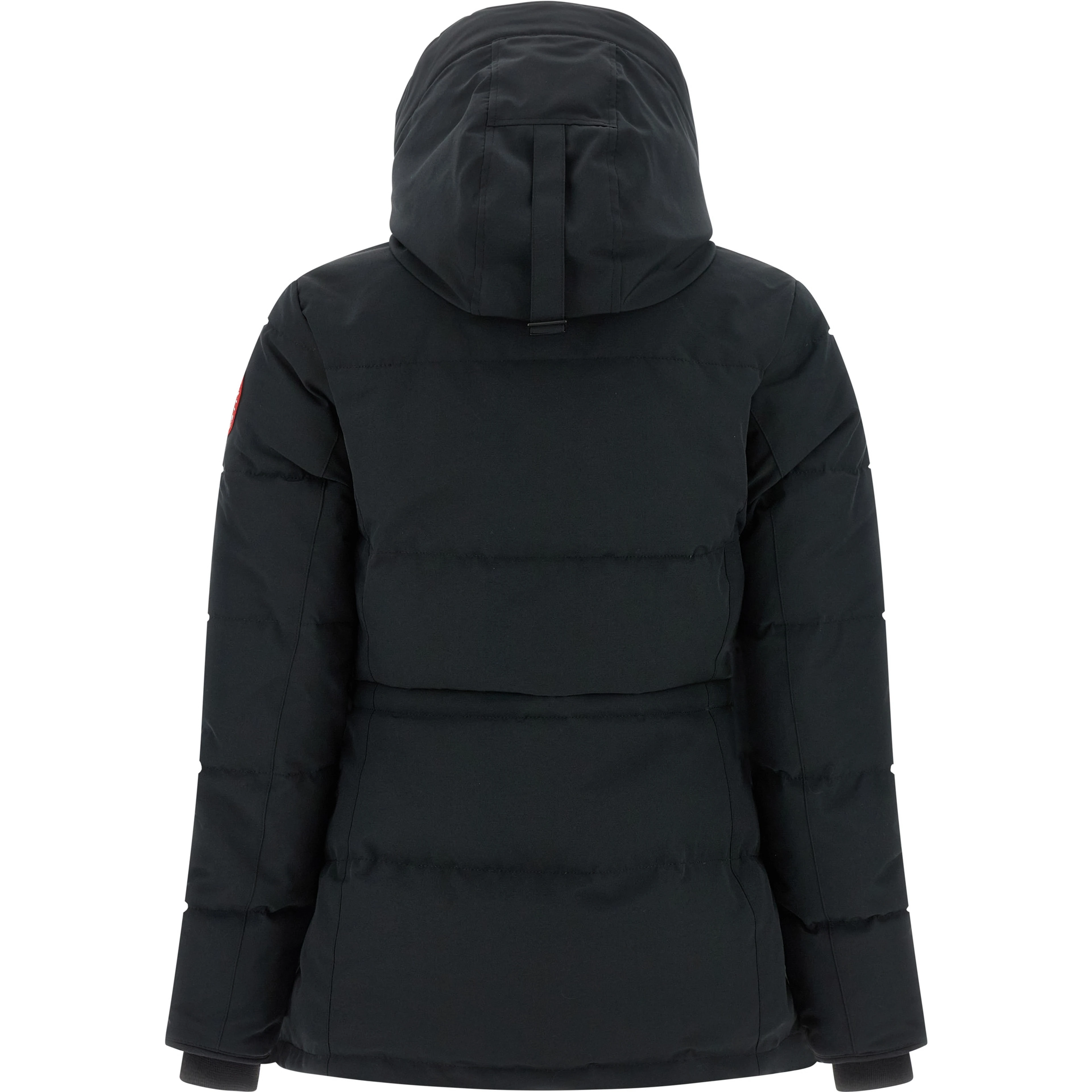 Black Polyester Parka
