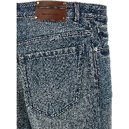 Blue Cotton Relaxed Fit Jeans