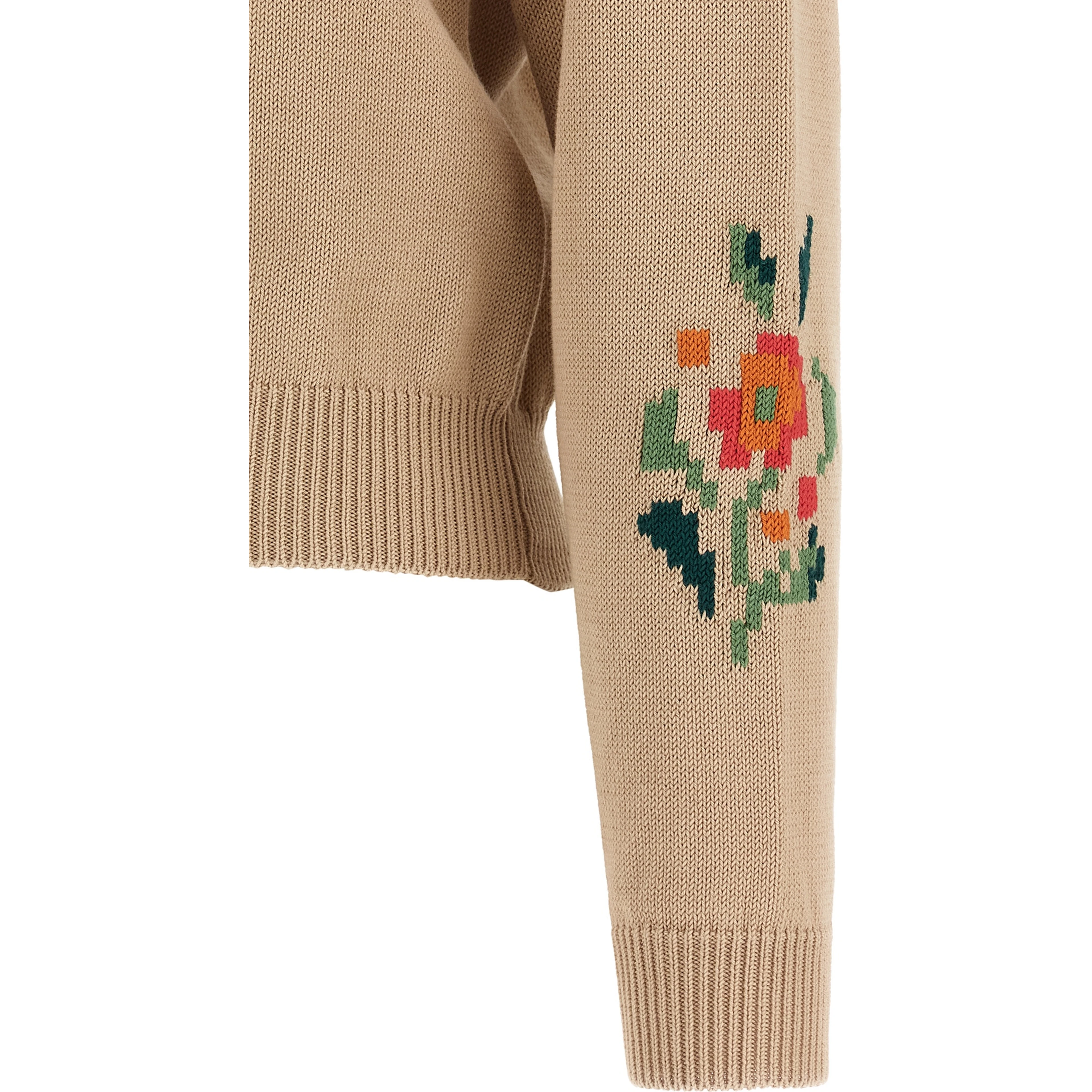 Beige Cotton Cardigan