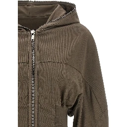 Gray Cotton Hoodie