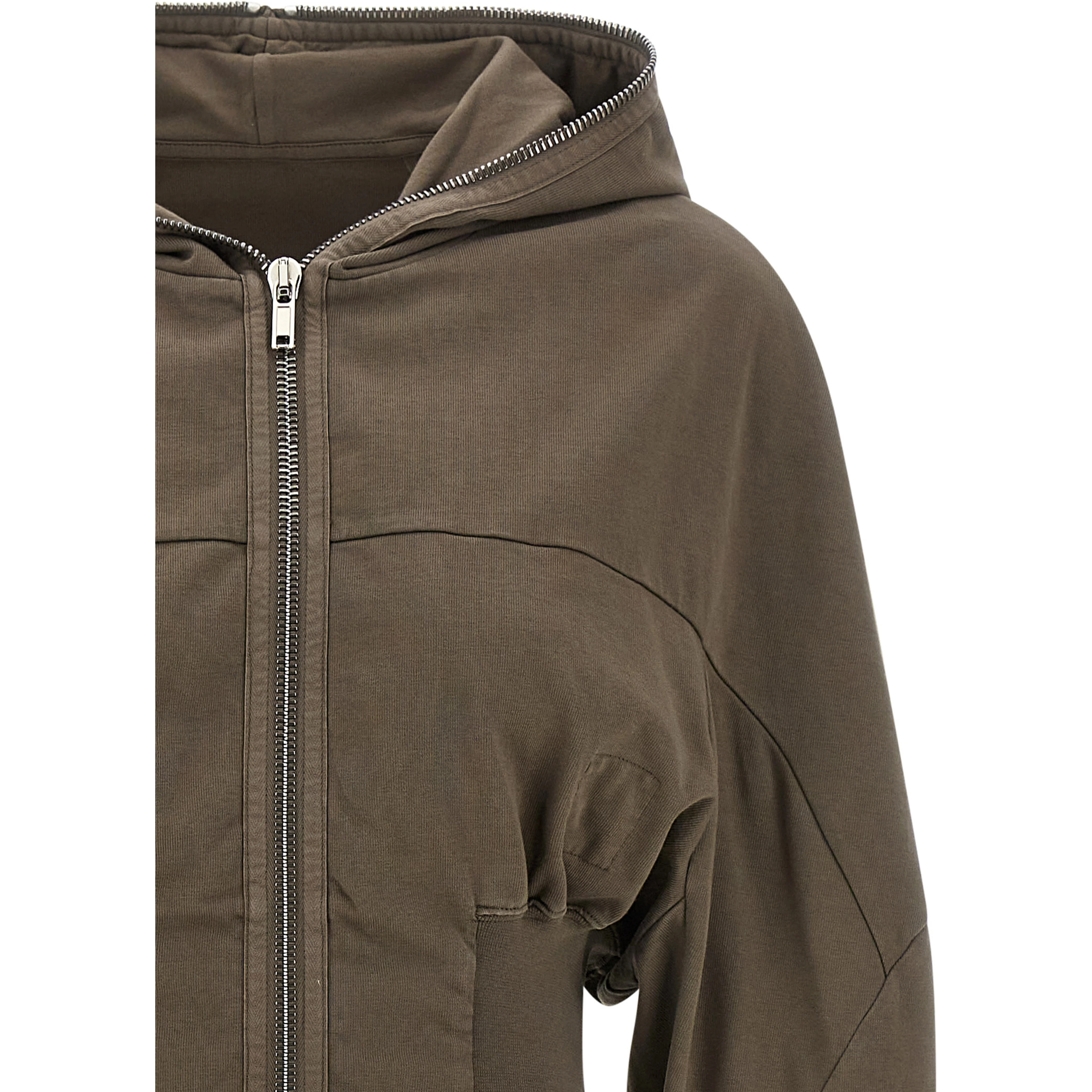 Gray Cotton Hoodie