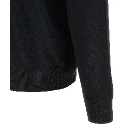 Black Wool Cardigan