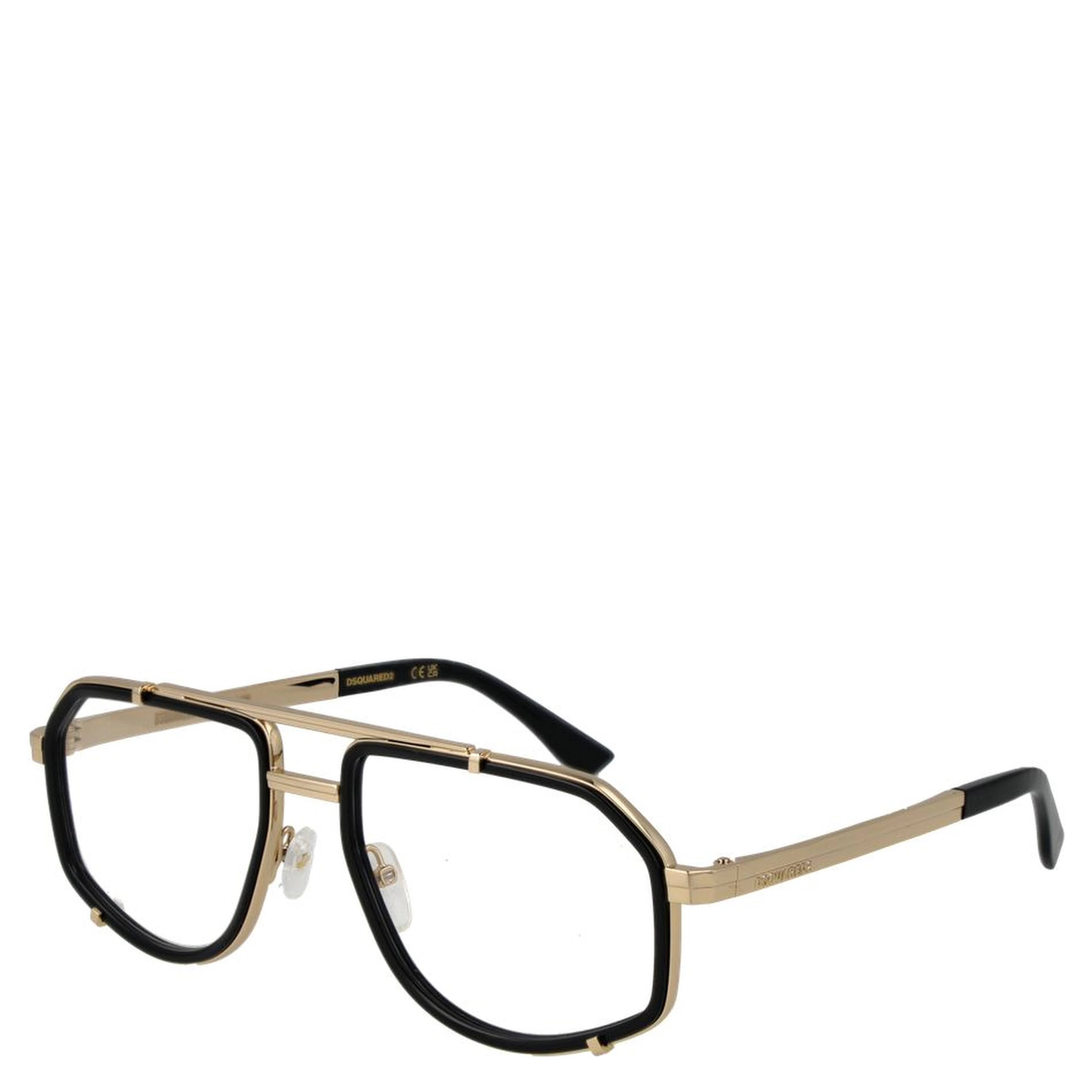 Black Metal Glasses (Frames)