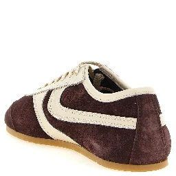 Bordeaux Calfskin Low Top Sneakers