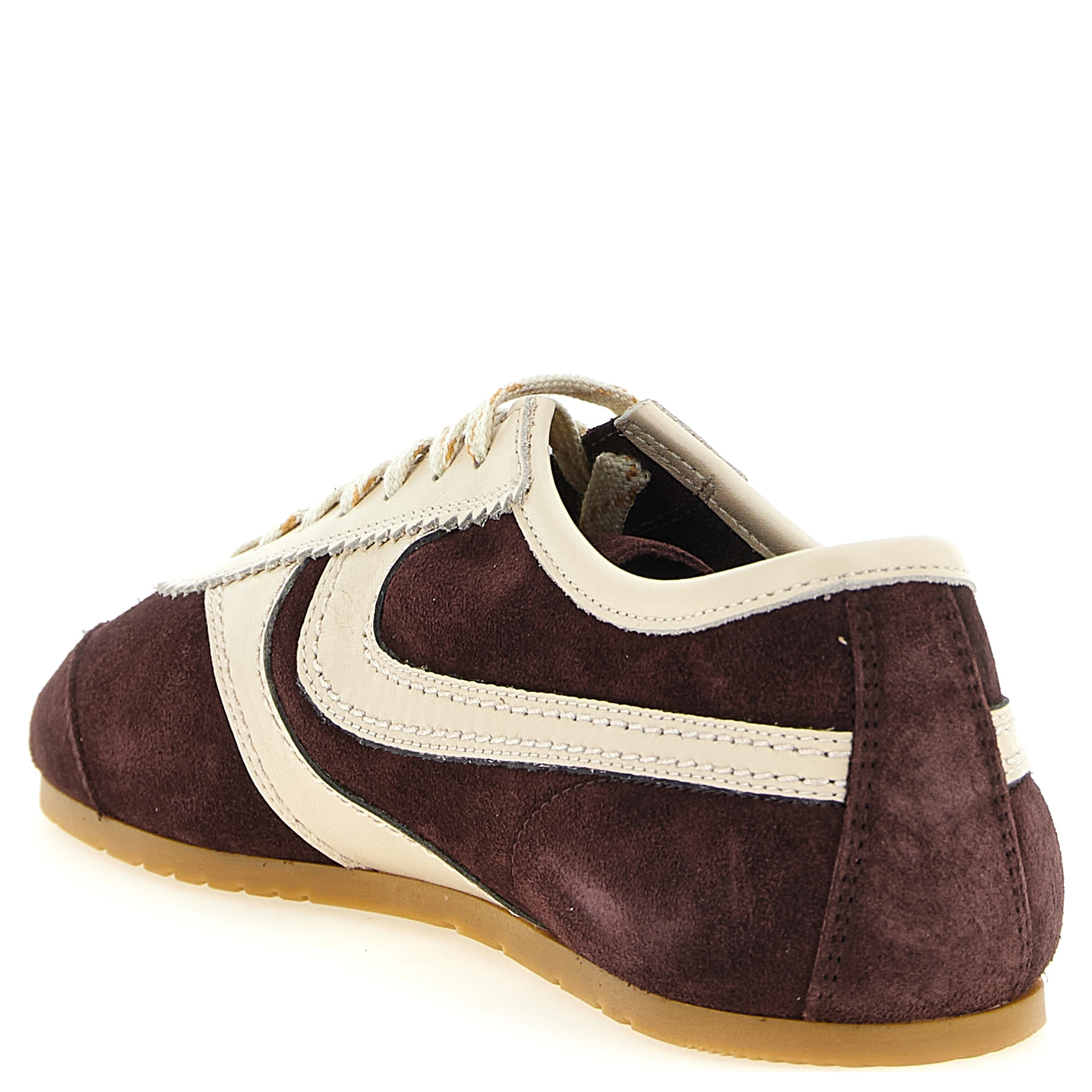 Bordeaux Calfskin Low Top Sneakers