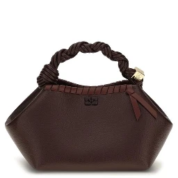 Brown Recycled Leather Shoulder Bag