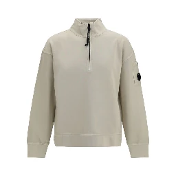 Beige Cotton Sweatshirt