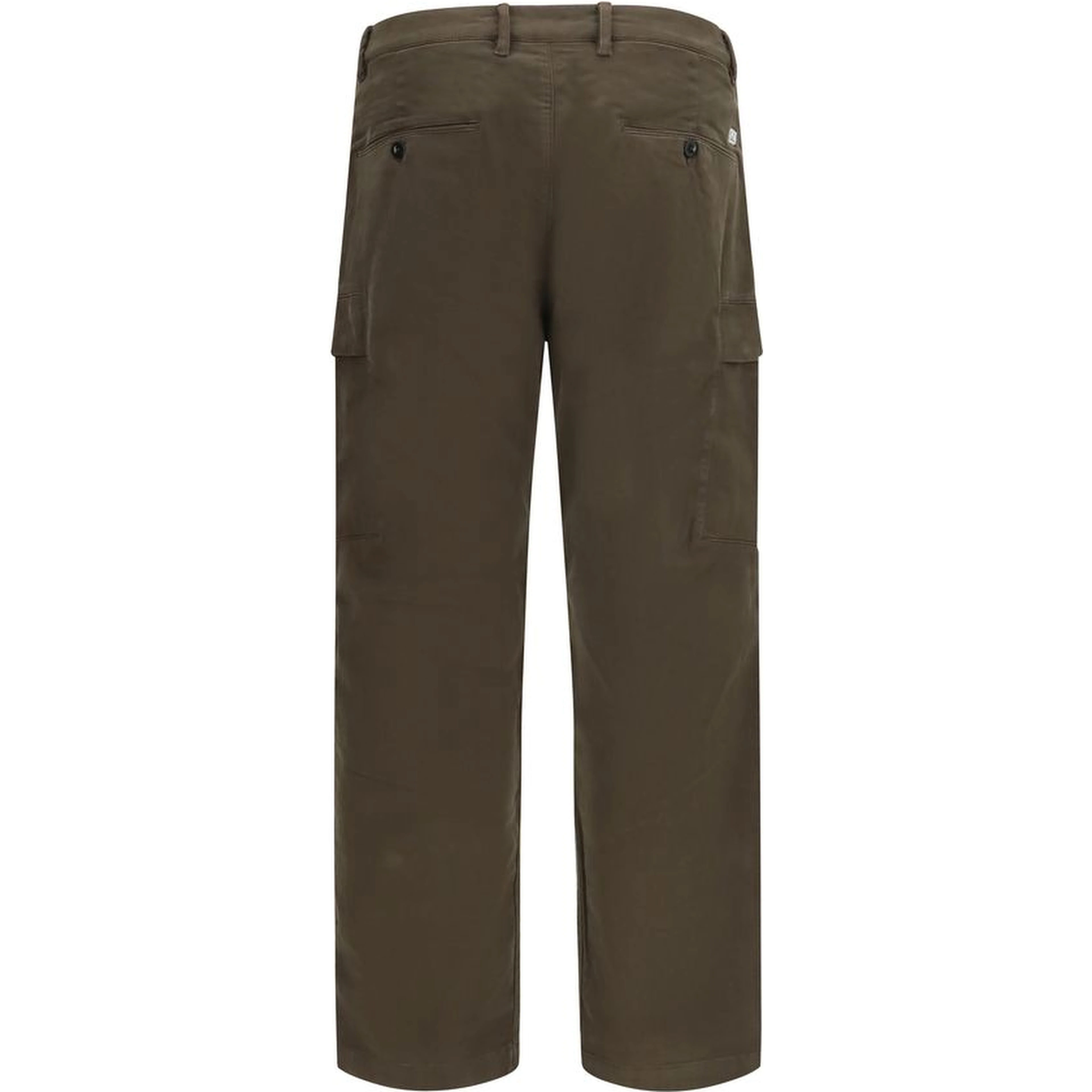 Bicolor Cotton Cargo Pants