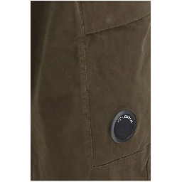 Bicolor Cotton Cargo Pants