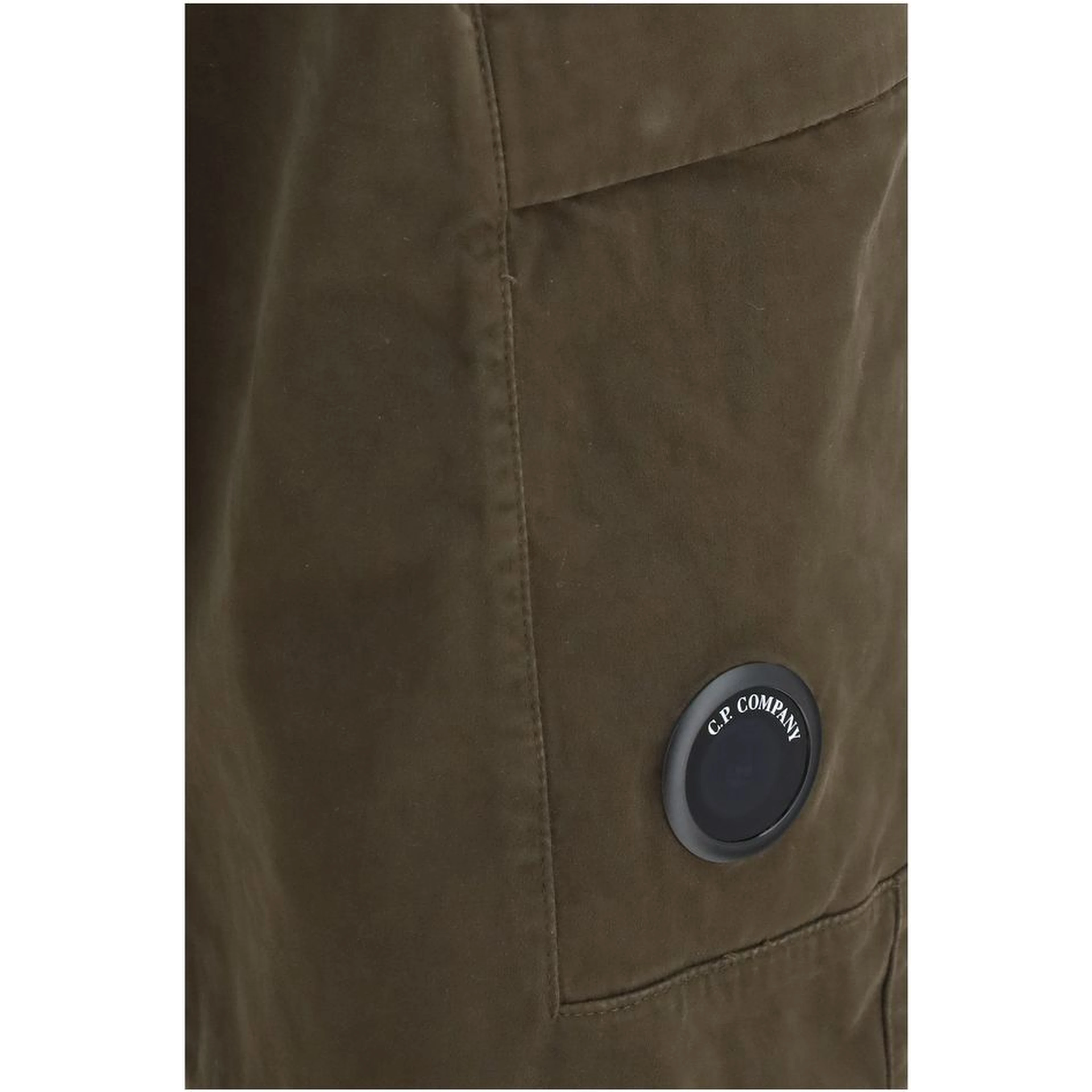 Bicolor Cotton Cargo Pants