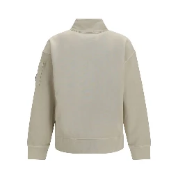 Beige Cotton Sweatshirt