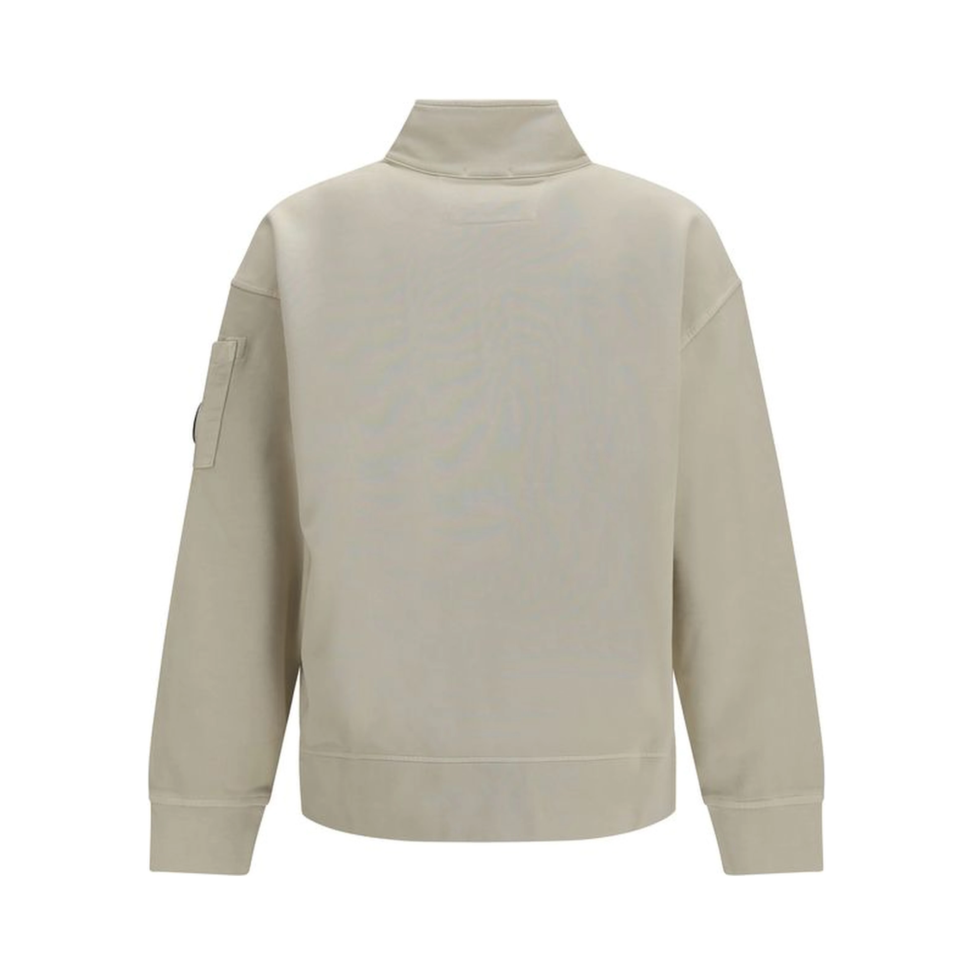 Beige Cotton Sweatshirt