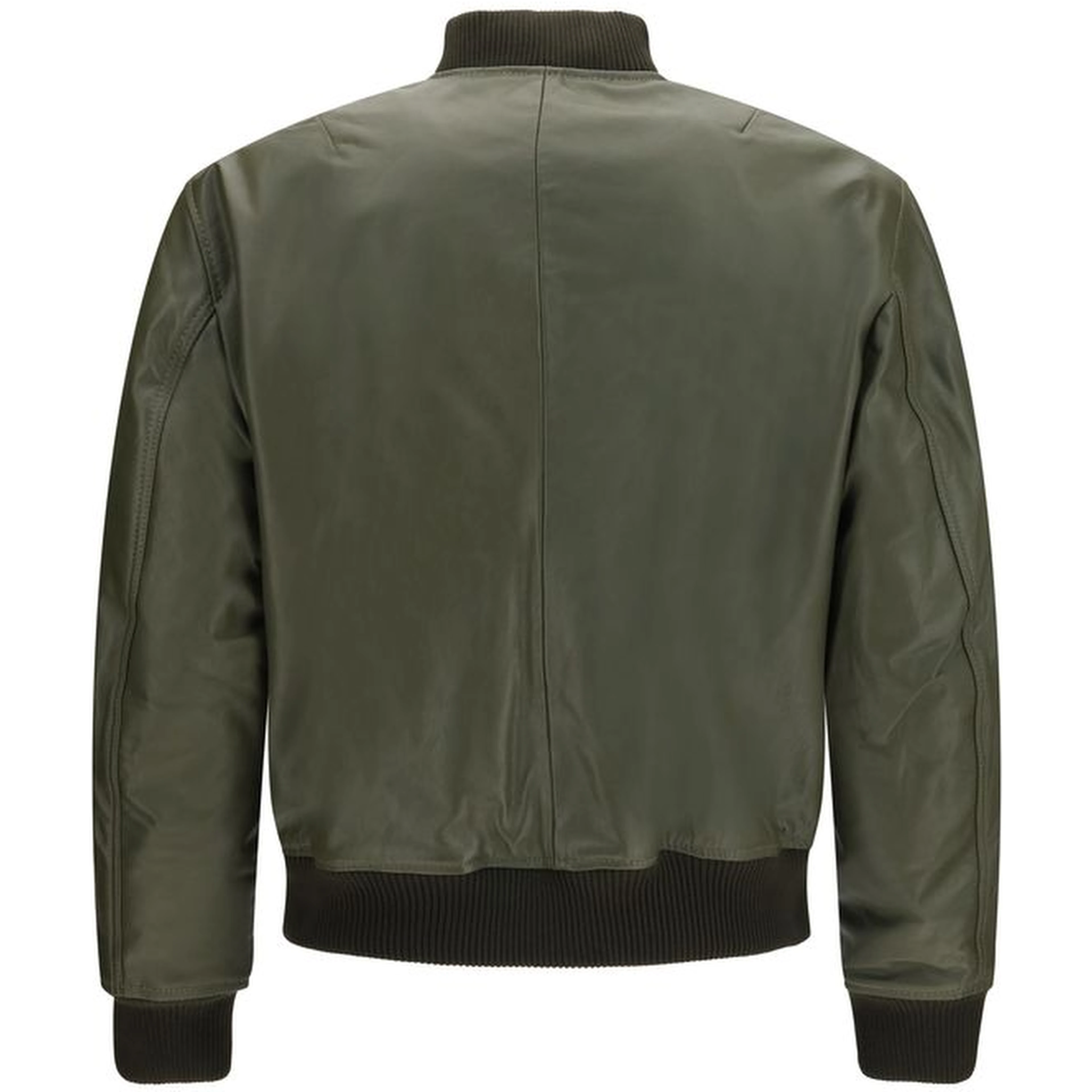 Bicolor Calf Leather Bos Taurus Leather Jacket