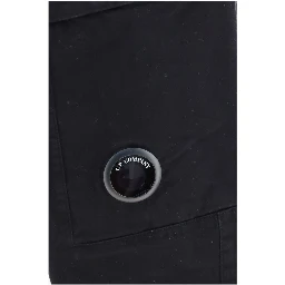 Black Cotton Cargo Pants