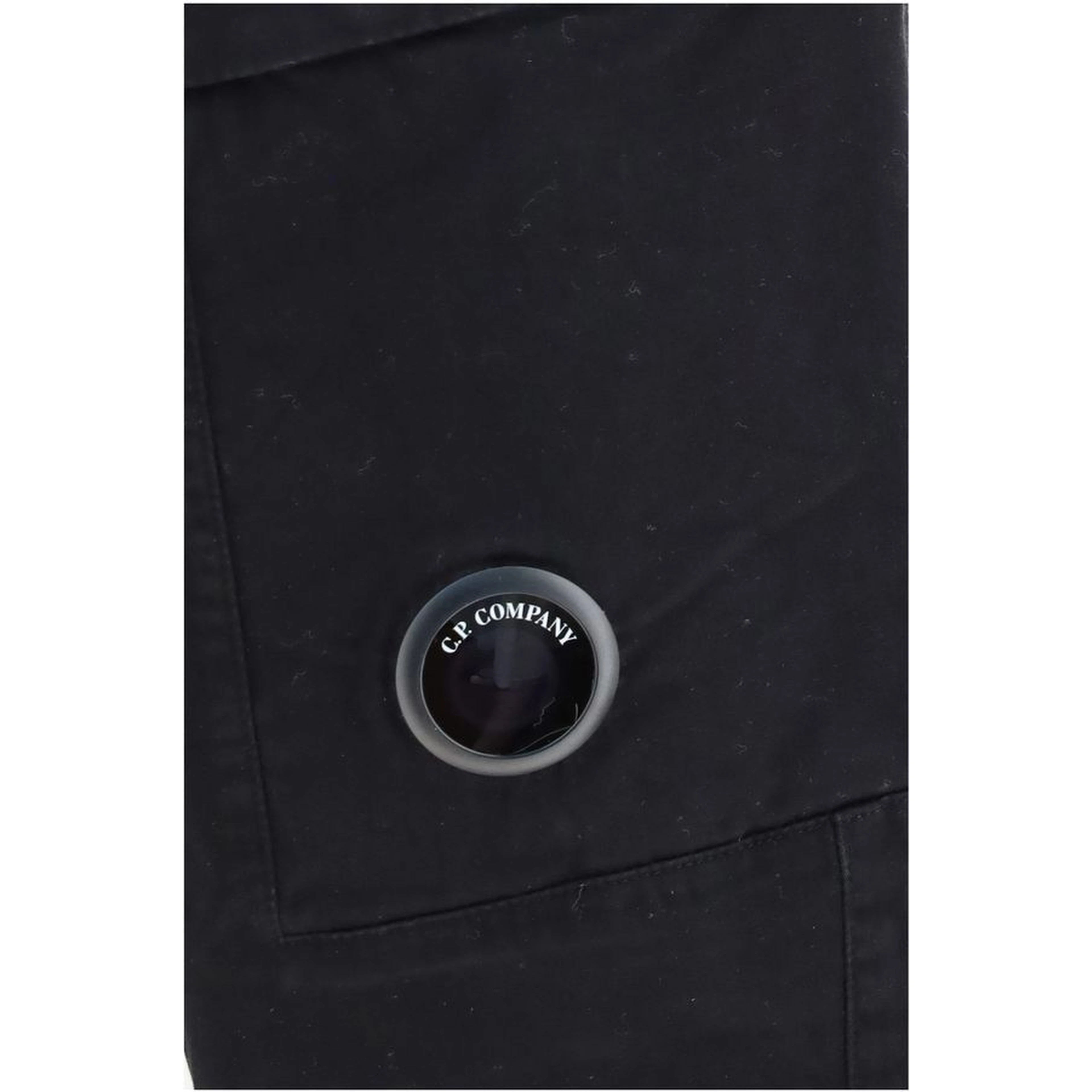 Black Cotton Cargo Pants