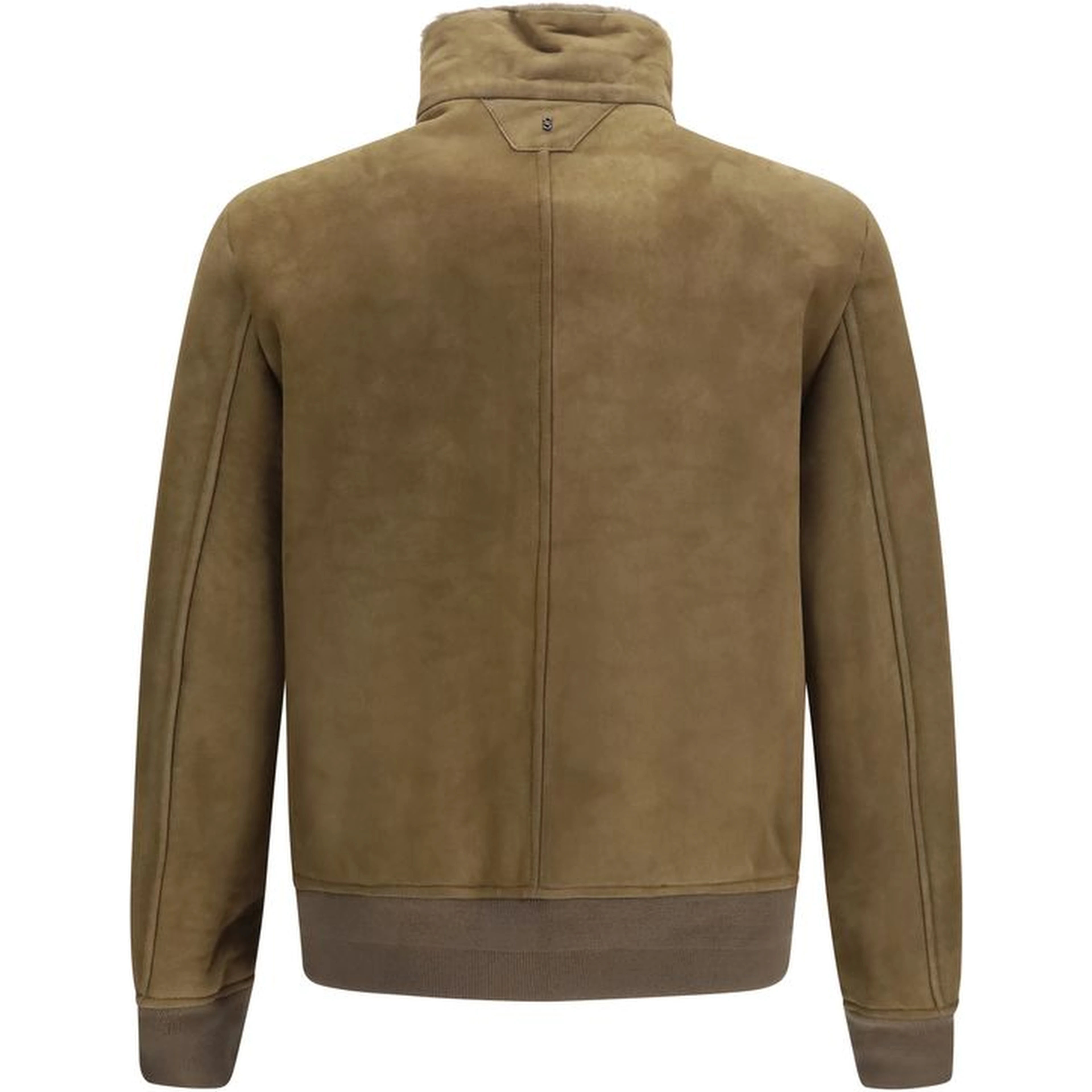 Brown Lamb Ovis Aries Full-Length Jacket