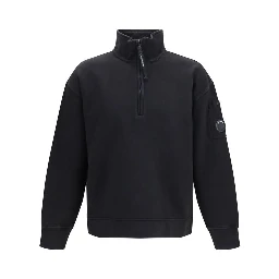 Black Cotton Sweatshirt