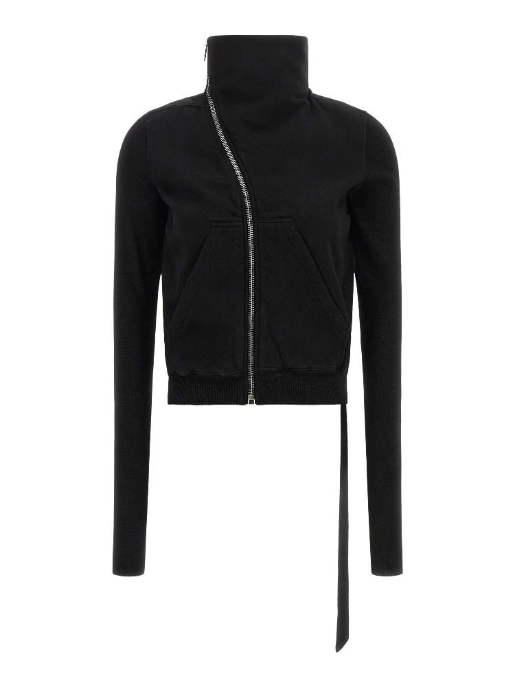 Black Cotton Sweatshirt