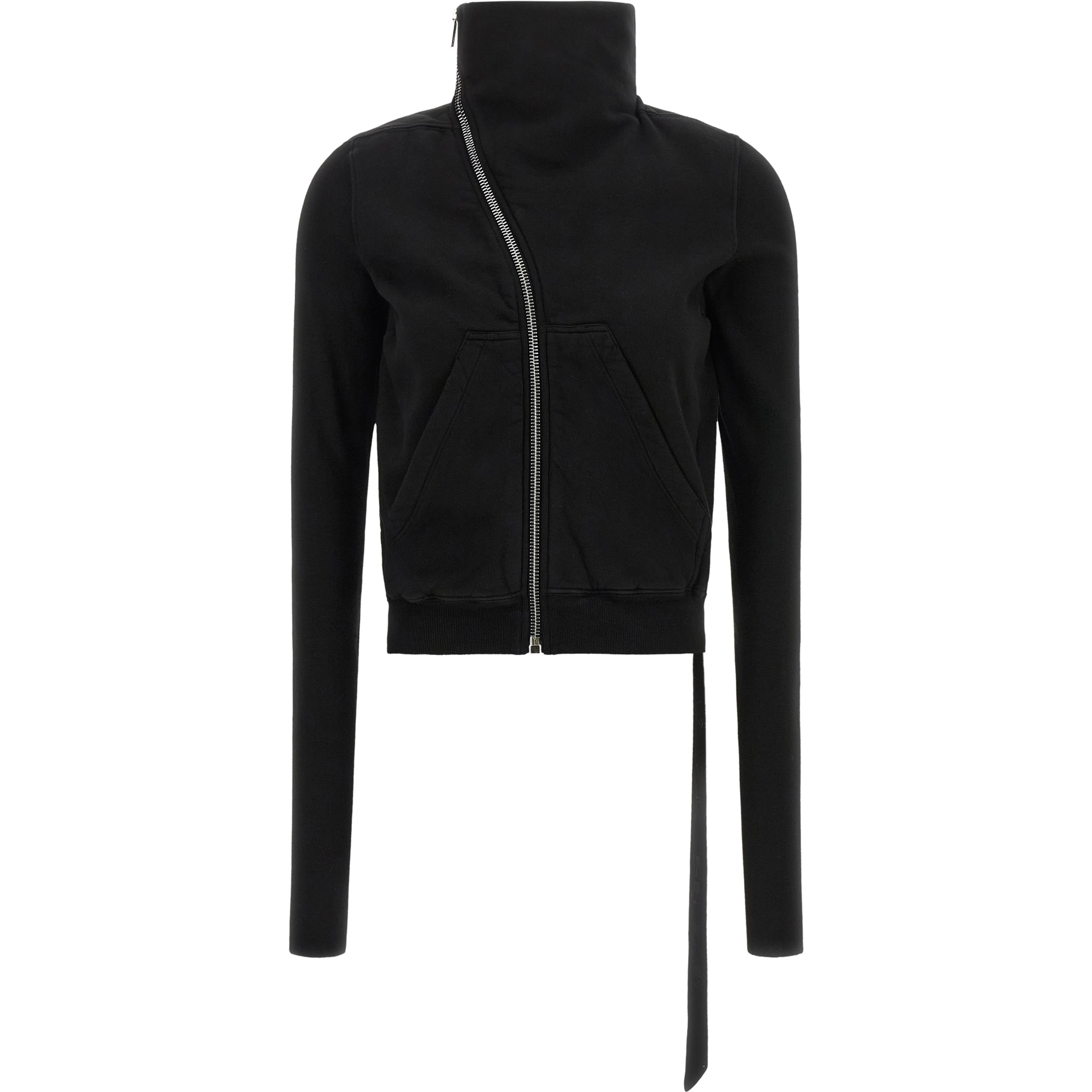 Black Cotton Sweatshirt