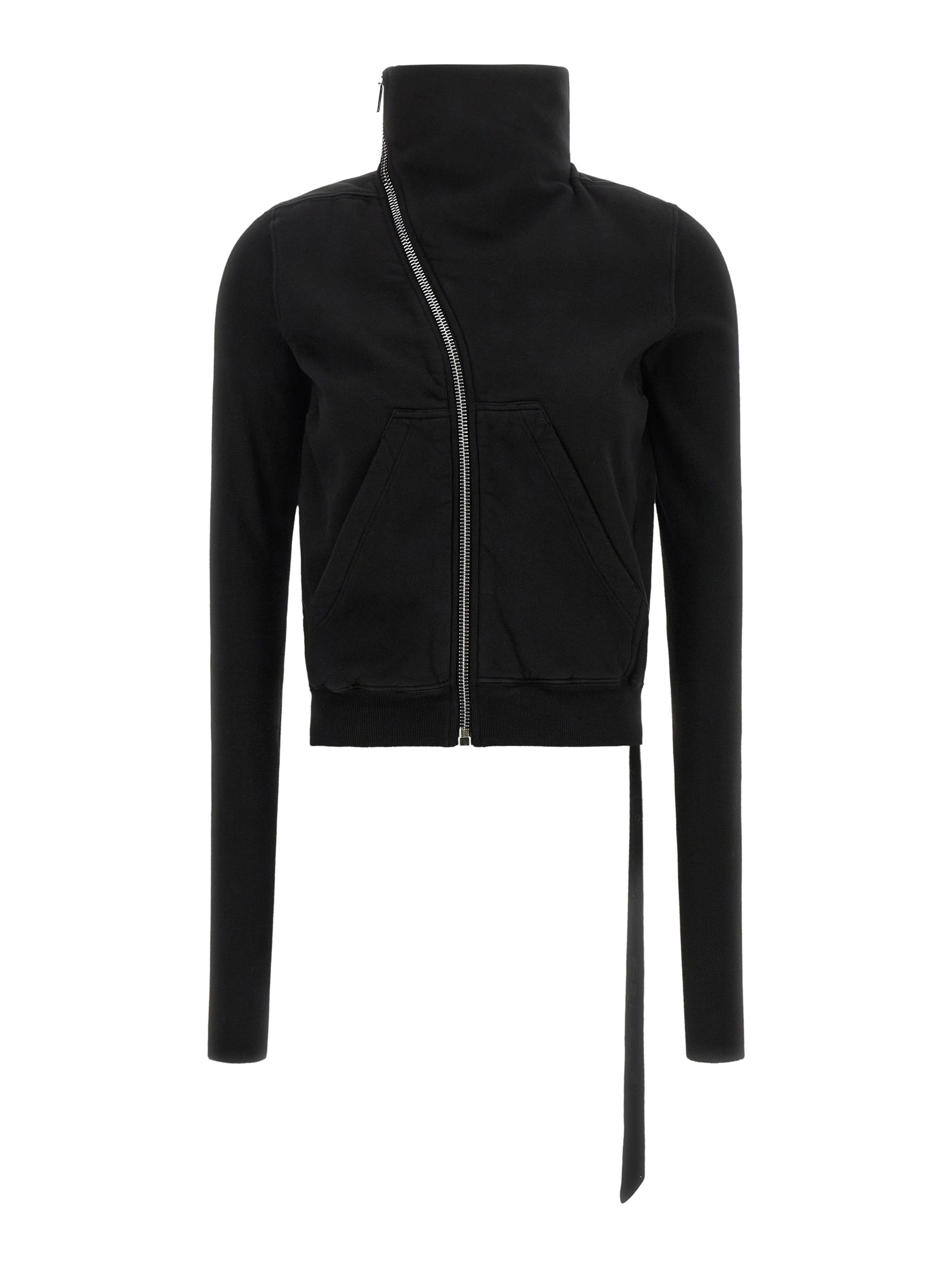 Black Cotton Sweatshirt