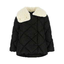 Black Nylon Full-Length Jacket