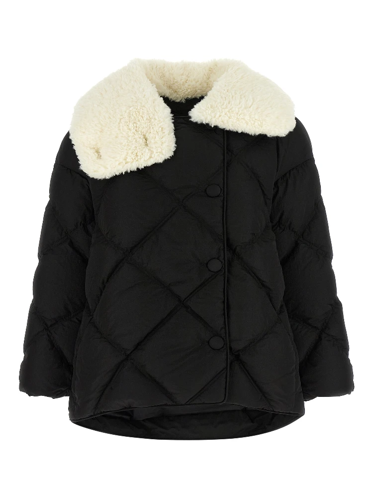 Black Nylon Full-Length Jacket