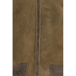 Brown Lamb Ovis Aries Full-Length Jacket