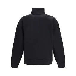 Black Cotton Sweatshirt