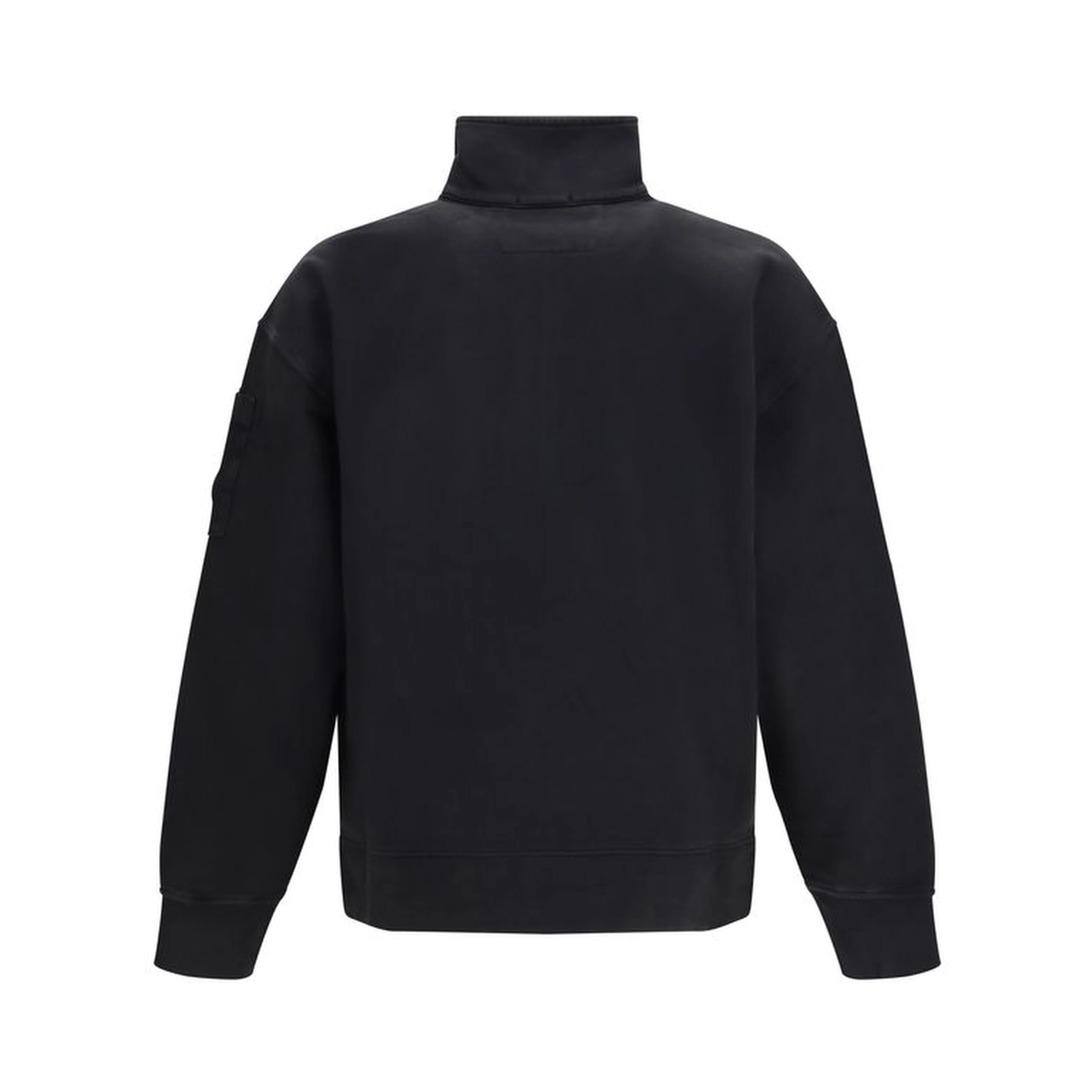 Black Cotton Sweatshirt